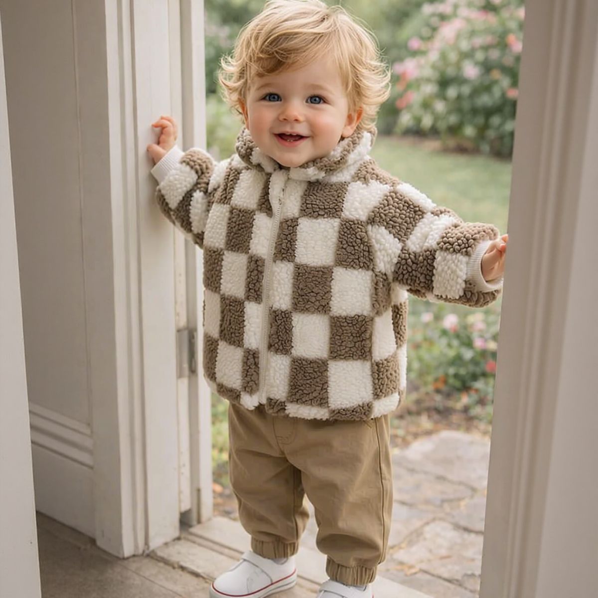 Casaco de lã sherpa para bebés - Toddler Boy Winter Fleece Jacket avaliação e preço