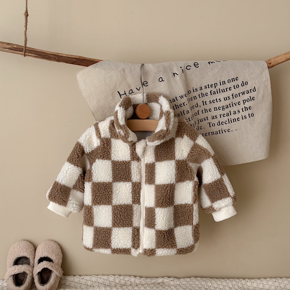 Casaco de lã sherpa para bebés - Toddler Boy Winter Fleece Jacket avaliação e preço