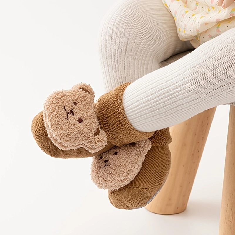 Meias de bebê algodão grosso q - Unisex Baby Socks Non Slip avaliação e preço