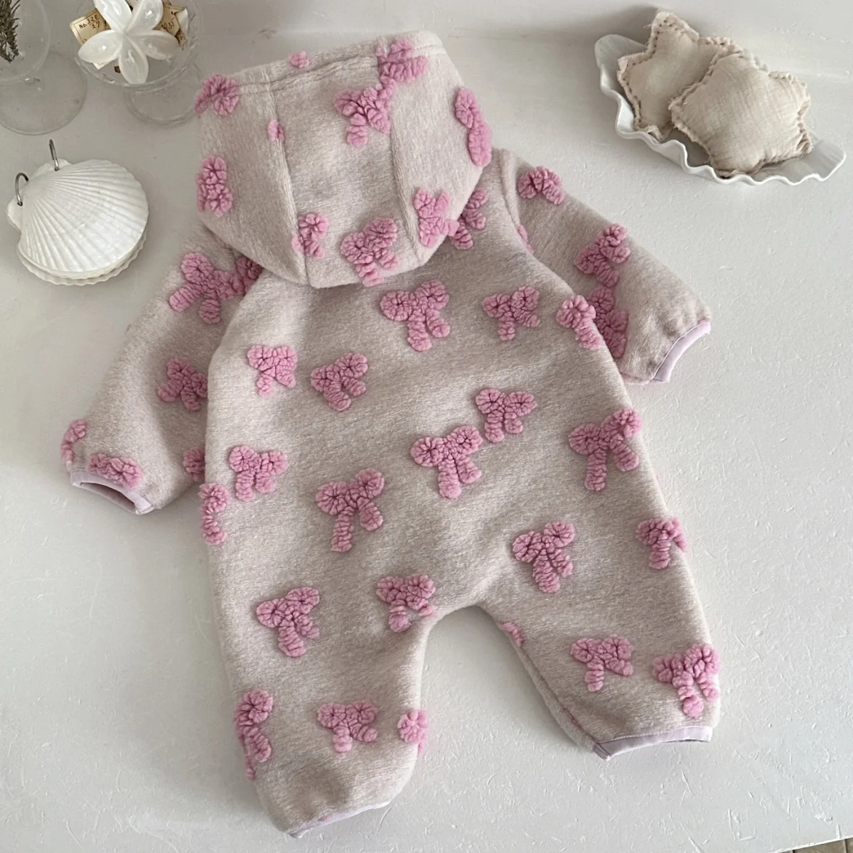 Macacão com capuz para bebês m - Newborn Baby Girl Romper Floral avaliação e preço