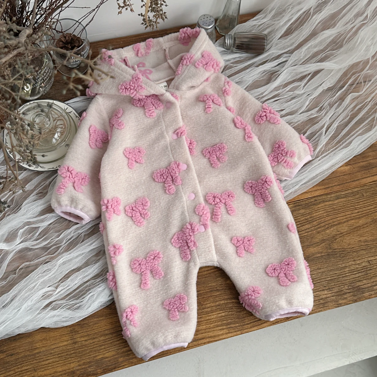 Macacão com capuz para bebês m - Newborn Baby Girl Romper Floral avaliação e preço