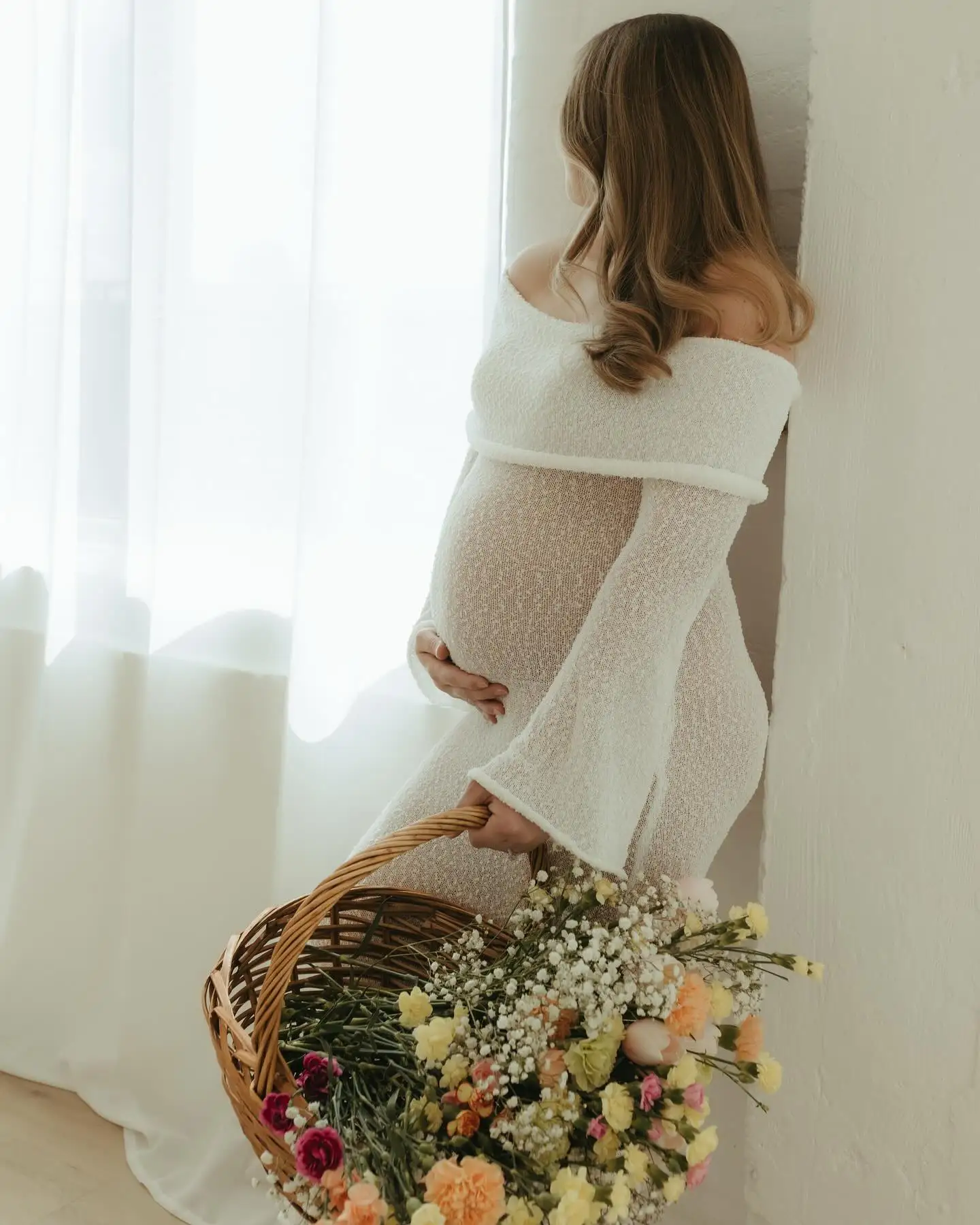 Vestido de manga comprida para - Maternity Wear avaliação e preço