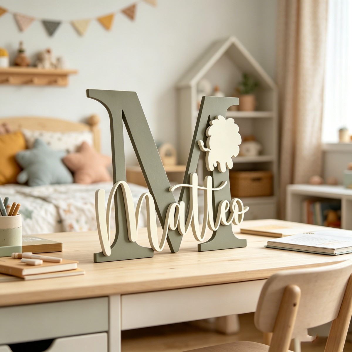 Placa de Nome de Leão Personal - Nursery avaliação e preço