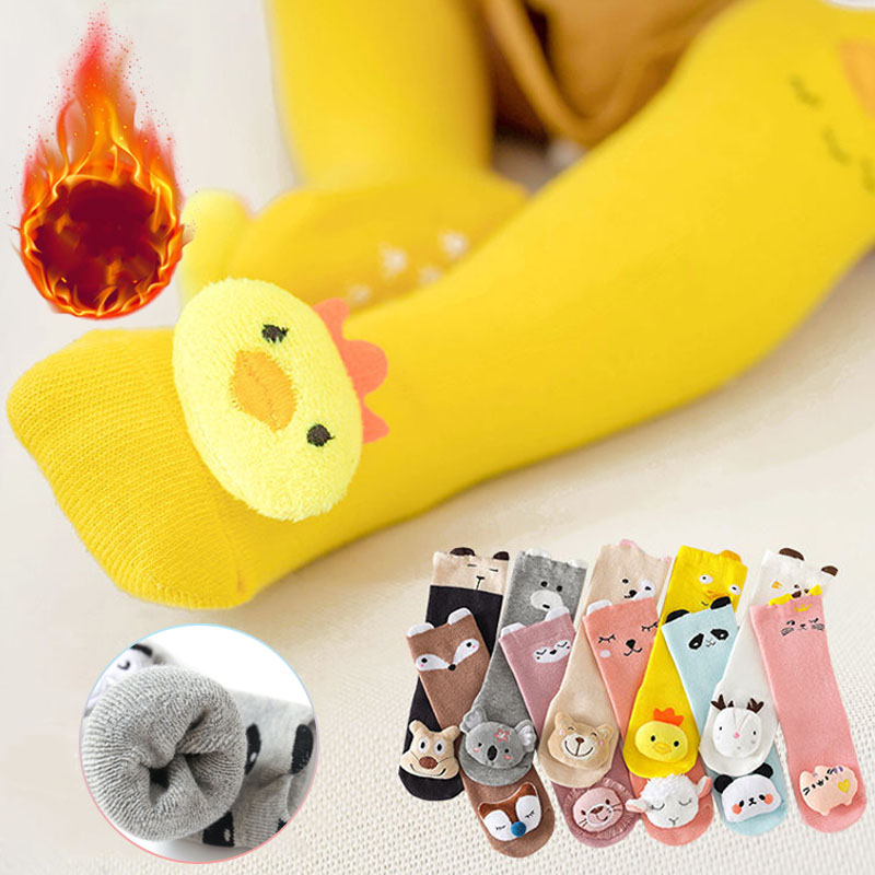 Inverno grosso algodão criança - Unisex Baby Socks Non Slip avaliação e preço
