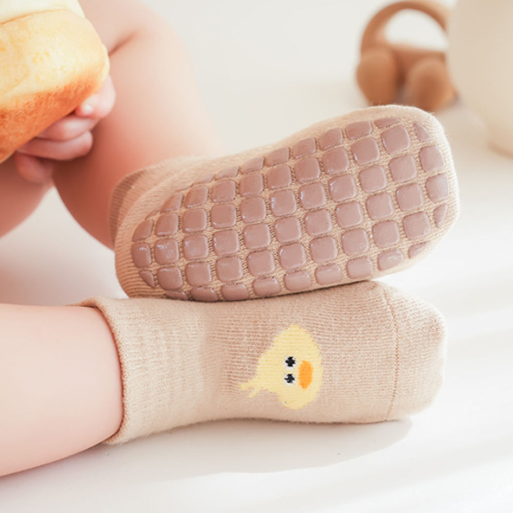 6 pares de meias antiderrapant - Unisex Baby Socks Non Slip avaliação e preço
