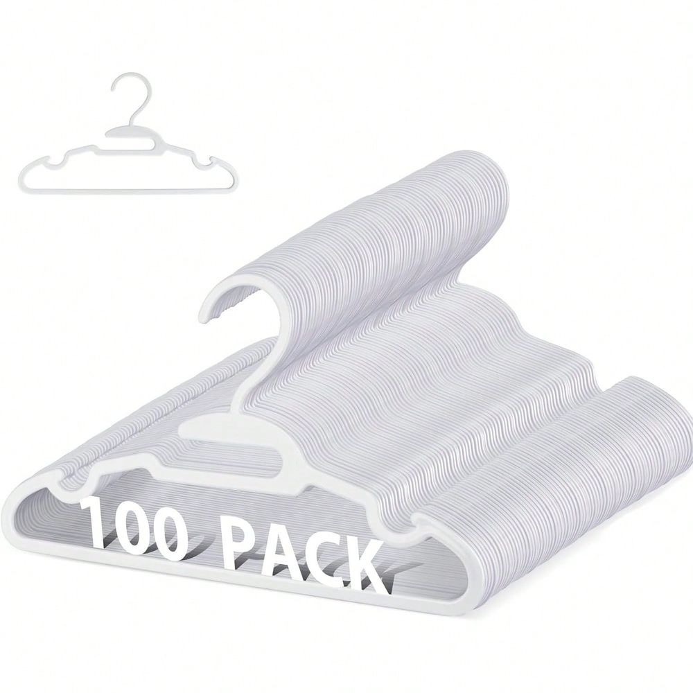 Pacote com 70/100 Cabides Plás - Baby Clothes avaliação e preço